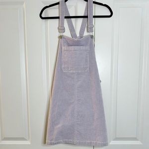 lavender overall dress. worn only once/twice